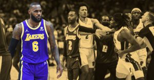 Потасовка в NBA. Жаркая стычка!