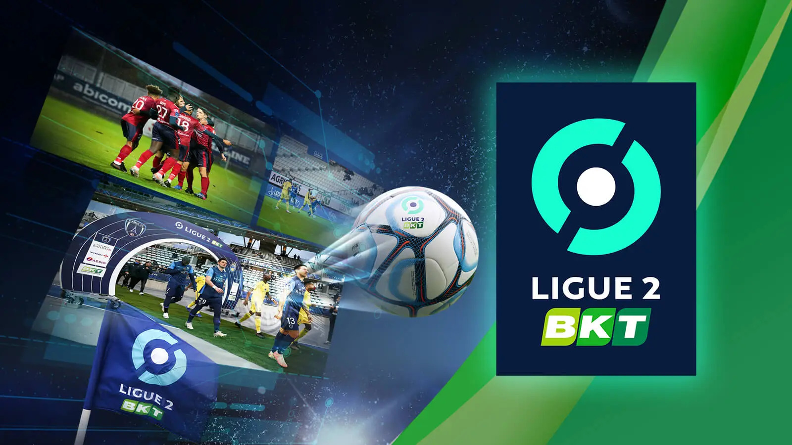 Франция лига 2. Ligue 2. League 2 BKT France logo 20-21.