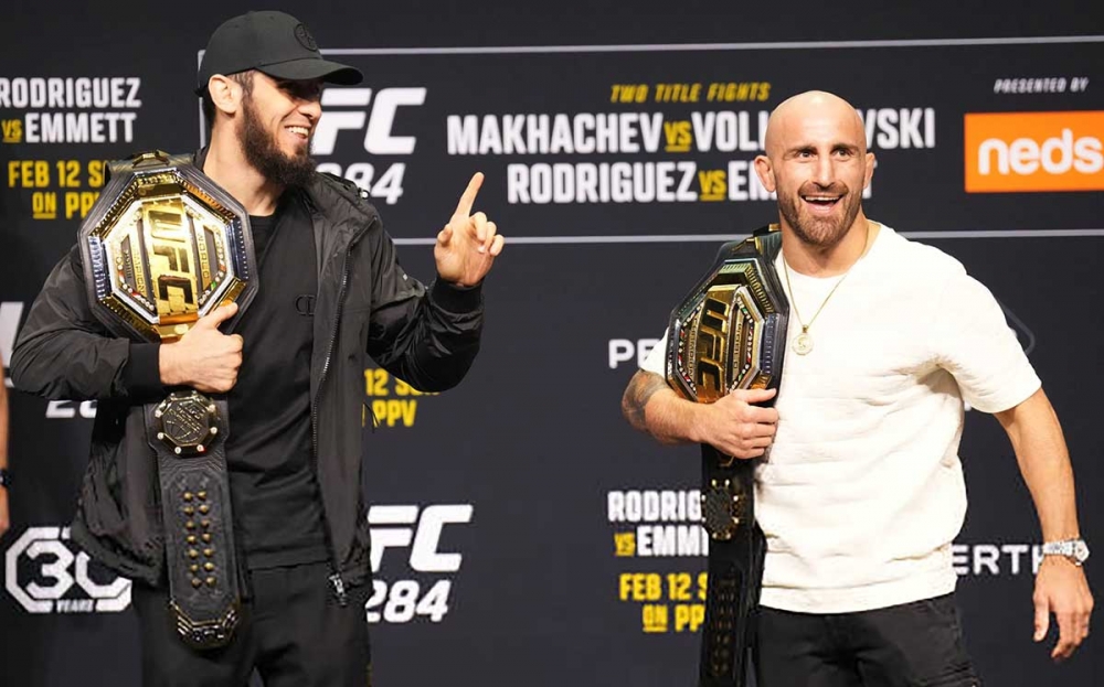 MMA. UFC 294. Ислам Махачев – Алекс Волкановски: прямая видеотрансляция, смотреть онлайн 21.10.2023
