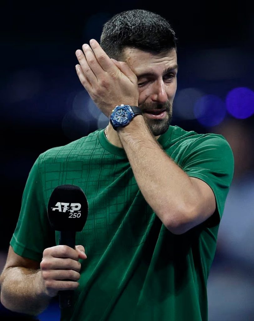 Новак Джокович не сдержал слез на турнире в Афинах