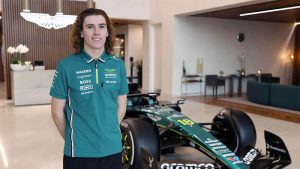 Киан Шилдс впервые попробовал болид Формулы 1